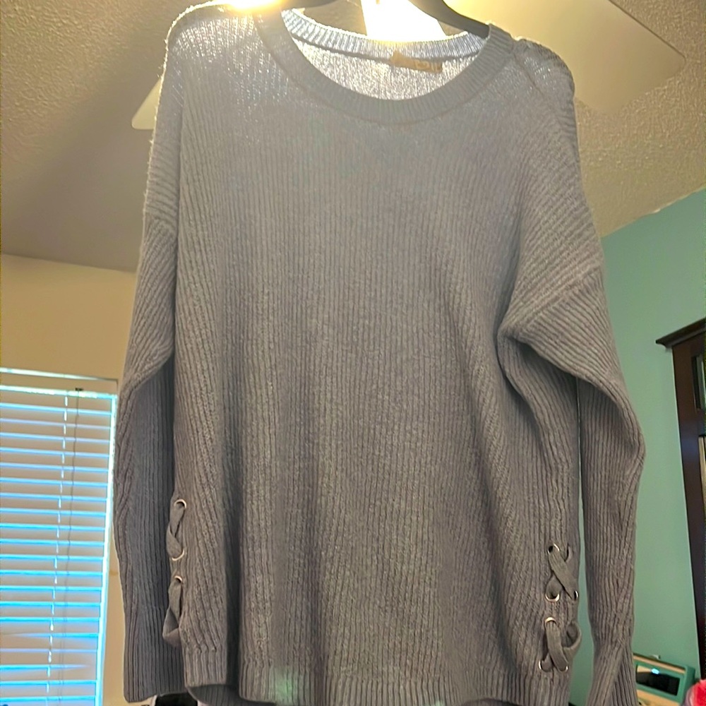 Baby blue knit sweater